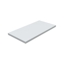 Ver imagem 1 de 1 Prateleira Branca 40X20 Com Suporte Flutuante Mdf Organizadora Decoração Cozinha Quarto Banheiro