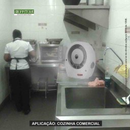 Ventilador com Névoa de Água Refrescante Portátil p/20m2:220V/Branco - 8