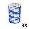 Kit 3 Fita Crepe Uso Geral Pintura 48mmX50m Tigre - 1