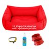 Kit Pet Com Cama Cachorro Gato M 57X37 Preguiça - 1