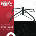 Ver imagem 7 de Árvore de Natal Pinheiro Luxo 2,40m 1400 Galhos Premium Arvore Cheia Grande Decoração Feliz Natal