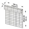 Persiana Bambu Romana Block Branca 180 (L) X 160 (A) cm Cortina Madeira C/ Bandô 1,80 x 1,60 - 6