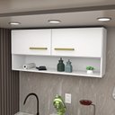 Ver imagem 1 de Armário Aéreo Cozinha Modulado 2 Portas Compactas