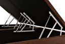 Ver imagem 3 de Cama Box Baú Queen Size 158x198 Reforçada C/ Blindagem Cor Suede Marrom