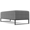 Ver imagem 3 de Puff Sala de Estar Base Ferro 120x50 Cm Suede Pied Poule