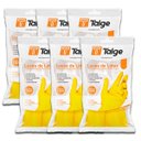 Ver imagem 1 de Kit 6 Luva Limpeza Latex Multiuso Talge Amarela