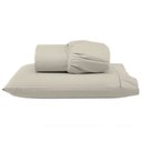 Ver imagem 1 de Roupa de Cama Lençol Solteiro 400 Fios Percal 2 Peças Ponto Palito Anti-pilling com Toque 100% Macio