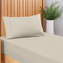 Ver imagem 2 de Roupa de Cama Lençol Solteiro 400 Fios Percal 2 Peças Ponto Palito Anti-pilling com Toque 100% Macio
