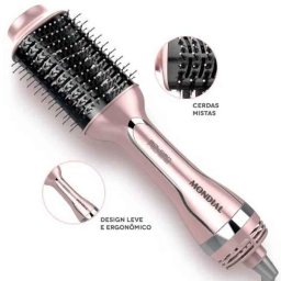 Escova Secadora Alisadora Mondial 1200w Es02 e Prancha P14 - 3