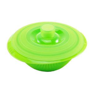Tigela de Silicone Cozimento Vapor Legumes Verde Silikomart