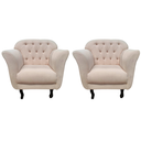 Ver imagem 3 de Kit 2 Poltronas Decorativa Dália Bouclé Bege