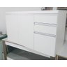 Gabinete Pia 100% Mdf Branco 120X50X70cm - 2