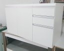 Ver imagem 2 de Gabinete Pia 100% Mdf Branco 120X50X70cm