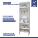 Ver imagem 6 de Lavanderia Modulada Aracaju 5 Prateleiras Kaiki Móveis