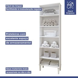 Lavanderia Modulada Aracaju 5 Prateleiras Kaiki Móveis - 6