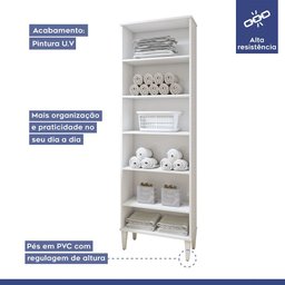 Lavanderia Modulada Aracaju 5 Prateleiras Kaiki Móveis - 5
