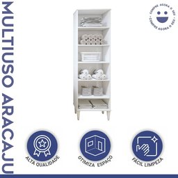 Lavanderia Modulada Aracaju 5 Prateleiras Kaiki Móveis - 4