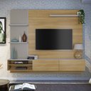 Ver imagem 2 de Painel Home Suspenso para TV até 65 Polegadas Montana Cinamomo Off White