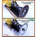 Ver imagem 6 de Kit Adaptador Suporte Furadeira Cortador Mesa Bancada