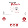 Porta Toalha para Banheiro Linha Delicato Cor Branco Durín - 2