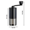 Ver imagem 5 de Moedor de Café Manual Manivela Portátil Moagem Ajustável