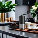 Ver imagem 2 de Moedor de Café Manual Manivela Portátil Moagem Ajustável