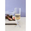 Ver imagem 2 de Jogo 6 Taças Champagne Vidro 170ml Canelado Taça Espumante com Borda Dourada