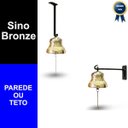 Ver imagem 5 de Sino de Bronze com Suporte para Parede/teto - 1 Kg