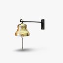 Ver imagem 1 de Sino de Bronze com Suporte para Parede/teto - 1 Kg