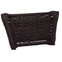 Ver imagem 3 de Banqueta Média Preta com Encosto Junco Argila Assento Vermelho