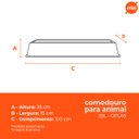 Ver imagem 3 de Kit 3 Comedouros para Animais 25l Azul Gplas