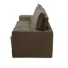 Sofá Retrátil e Reclinável 3 lugares com Molas 1,50m Laura Suede Marrom Madelina - 7