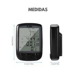 Computador Velocímetro Digital Bike Ciclismo Luz Noturna - 4
