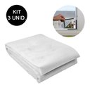 Ver imagem 1 de Tela Cortina Mosquiteiro Kit 3 Uni Dengue Magnetico Janela Facil Instalação 150x180