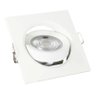 Kit 5 Spot Led Embutir 5w Quadrado 9x9cm Branco Frio Bivolt - 4