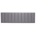 Ver imagem 3 de Cabeceira King Modulada Reta Cama Box Corino Cinza