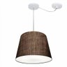 Lustre Cone com Desvio Md-4280 30/30x40cm Café Bivolt - 1