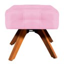 Ver imagem 7 de Puff Decorativo Base Giratória Karen Suede Rosa - Gran Belo
