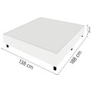 Ver imagem 3 de Cama Box Casal 1,38m com 38cm de Altura Prince Branco
