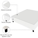 Ver imagem 2 de Cama Box Casal 1,38m com 38cm de Altura Prince Branco