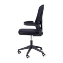 Ver imagem 5 de Kit 04 Cadeiras Escritório Rodizio Office Bytes Preto