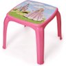 Mesa Mesinha Infantil Rosa Princesa com 2 Cadeiras Plástica - 2