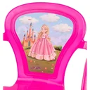 Ver imagem 5 de Mesa Mesinha Infantil Rosa Princesa com 2 Cadeiras Plástica