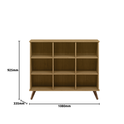 Nicho Organizador Retrô S/gavetas Freijó - Montanaris Decor - 3