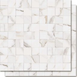 Porcelanato Simetria Marble White 58,4x58,4cm - 1