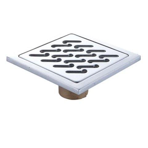 Ralo Inox 10x10 Banheiro Lavabo Anti Odor Anti Inseto Resistente Cozinha Lavanderia Quintal Seguro
