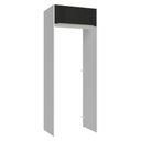 Ver imagem 1 de Porta-geladeira 83 Cm 1 Porta Basculante Branco/preto Lux Madesa