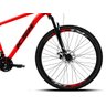 Bike Aro 29 Ksw Xlt100/200 24v com Shimano e Freios Mecânico Cor:vermelho+preto;tamanho:21 - 4