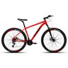 Bike Aro 29 Ksw Xlt100/200 24v com Shimano e Freios Mecânico Cor:vermelho+preto;tamanho:21 - 1