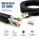 Ver imagem 6 de Cabo de Rede CAT8 RJ45 3 Metros 40GBPS Alta Velocidade